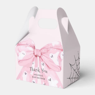 Pink Bow Boo Halloween Baby Showbox Geschenkschachtel