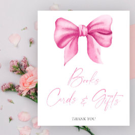 PINK BOW BOOKS CARDS UND GIFTS Poster