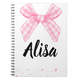 Pink Bow Bridesmaid Journal Notizblock