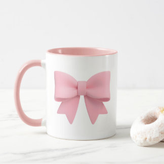 Pink Bow Coffee Mug 🎀 Tasse