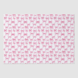 Pink Bow Coquette Ästhetische Babydusche Geburtsta Seidenpapier