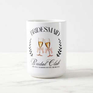 Pink Bow Coquette Bridesmaids Kaffeetasse