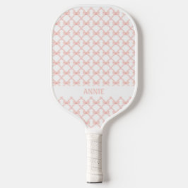 Pink Bow Coquette Personalisiert Pickleball Paddel Schläger