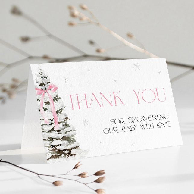 Pink Bow Coquette Winter Wonderland Danke (Von Creator hochgeladen)