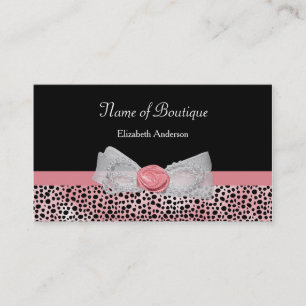 Pink-Bow-Dalmatiner-Boutique Visitenkarte