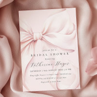 Pink Bow Elegantes Brautparty