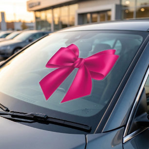 Pink Bow Extra Large Window Cloning Fensteraufkleber