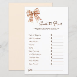 Pink Bow Girl Babydusche Preis Schätzung