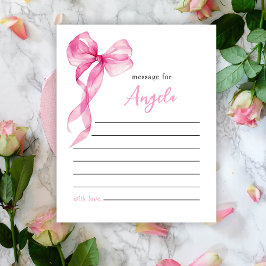 Pink Bow Girls 1. Geburtstag Time Kapsel