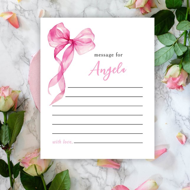 Pink Bow Girls 1. Geburtstag Time Kapsel (Von Creator hochgeladen)