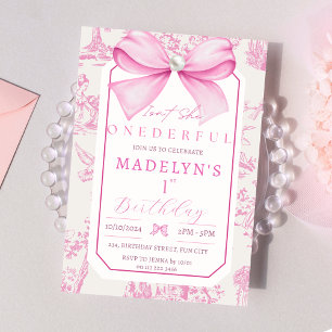 Pink Bow ist nicht ihr hinterhältiges Mädchen 1. G Einladung