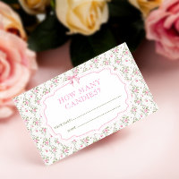 Pink Bow Liebe Shack schätzen, wie viele Laken