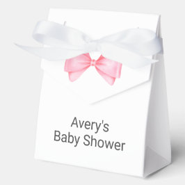 Pink Bow Modern Girl Baby Dusche Geschenkschachtel