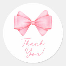 Pink Bow Modern Girl Baby Dusche