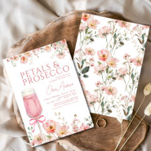 Pink Bow Petals & Prosecco Blush Brautparty