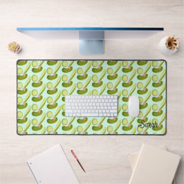 Pink Bow Pickles Schreibtischunterlage