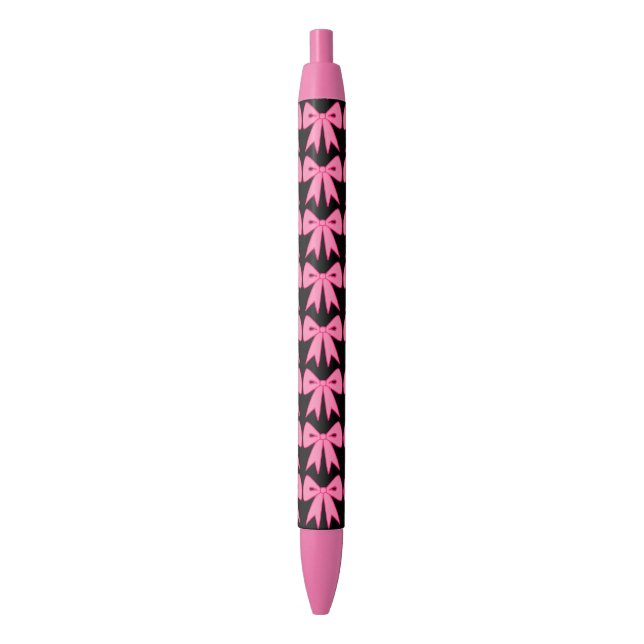 Pink Bow School Office Pen Geschenk Kugelschreiber (Vorderseite Vertikal)