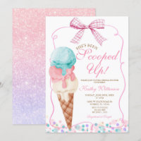 Pink Bow Sie war Scoop Ice Cream Brautparty
