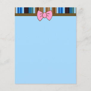 Pink Bow Stationery Flyer