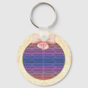 Pink Bow Wedding Key Chain Schlüsselanhänger