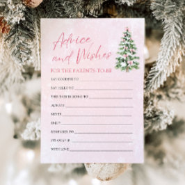 Pink Bows Weihnachtsduschberatung und Wünsche Einladung