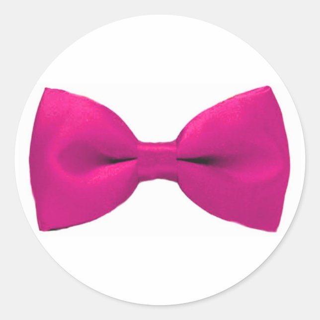 Pink Bowtie Stickers (Vorderseite)