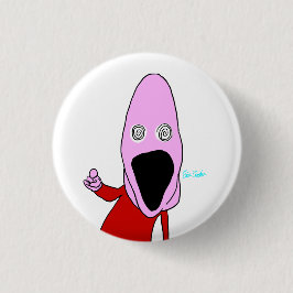 Pink brainwashed puppet pointing button