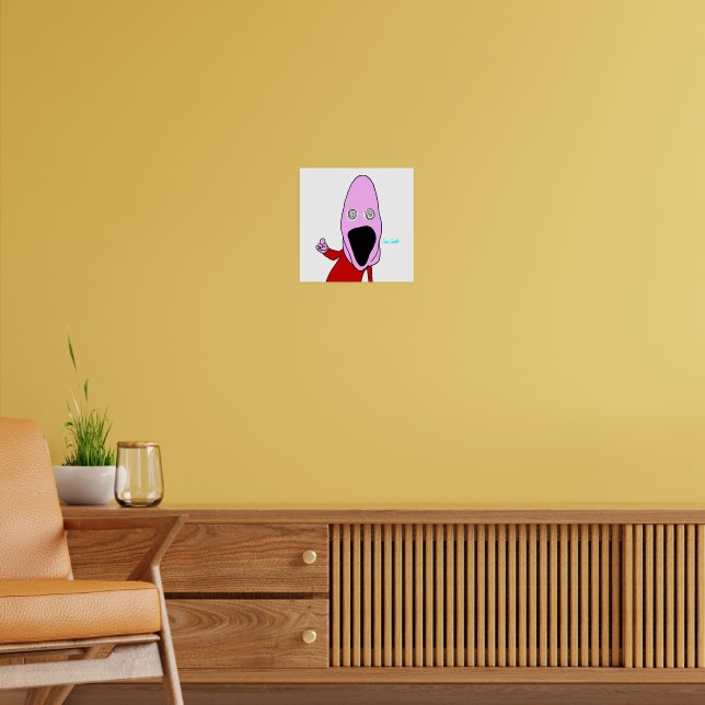 Pink brainwashed puppet pointing poster (Wohnzimmer 2)