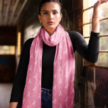 Pink Breast Cancer Awareness Pink Ribbon Muster Schal<br><div class="desc">Pink Breast Cancer Awareness Pink Ribbon Muster Scarf</div>