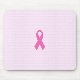 Pink Breast Cancer Ribbon Mouse Pad Mousepad