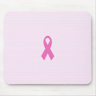 Pink Breast Cancer Ribbon Mouse Pad Mousepad