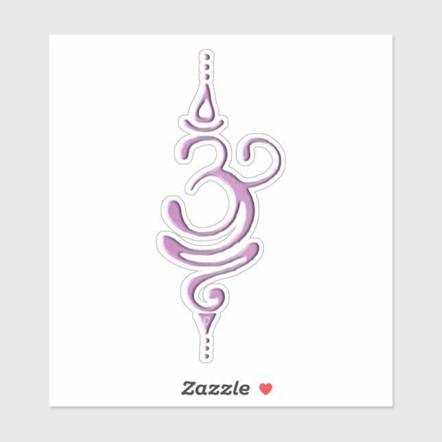 Pink Breathe  Aufkleber (Blatt)