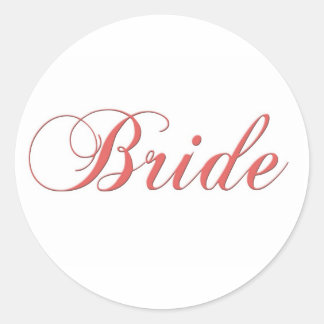 Pink Bridal Aufkleber