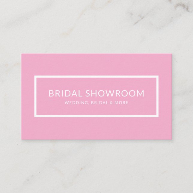 Pink Bridal Showroom Alle Unternehmen QR-Code Visitenkarte (Vorderseite)