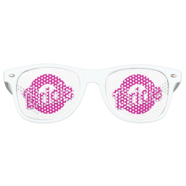Pink Bride Partybrille (Vorderseite)