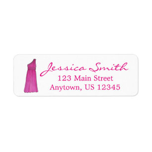 Pink Bridesmaid Bridal Attendant Wedding Party