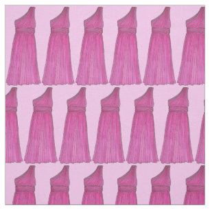 Pink Bridesmaid Dress Wedding Brautparty Gown Stoff