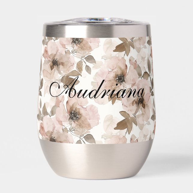 Pink Brown Cowgirl Südwest Floral (Vorderseite)