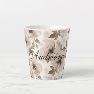 Pink Brown Cowgirl Südwest Floral Milchtasse