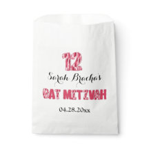 Pink Brush Stroke Bat Mitzva Favoriten