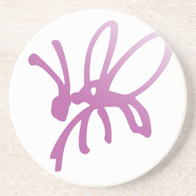 Pink Bug Untersetzer (Vorne)