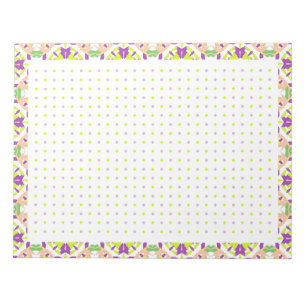 Pink BuJo Dot Grid ADHD Habit Tracker Goal Planner Notizblock