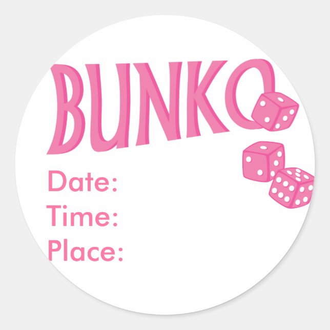 Pink Bunko Erinnerung Stickers (Vorderseite)