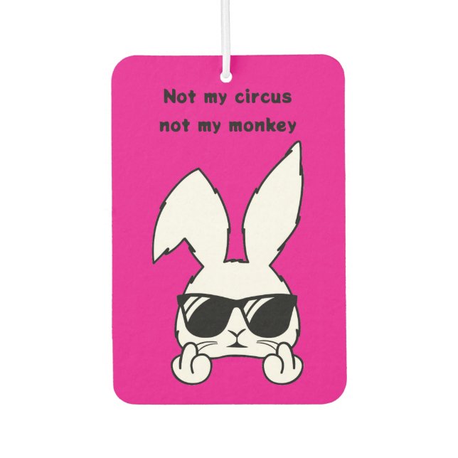 Pink Bunny Autolufterfrischer (Vorderseite)