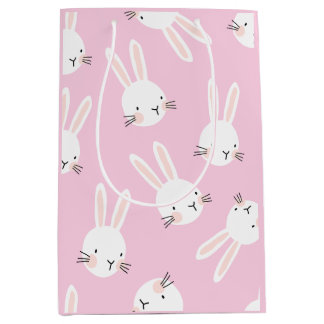 Pink Bunny Mittlere Geschenktüte