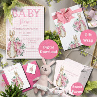 Pink Bunny Rabbit Babydusche
