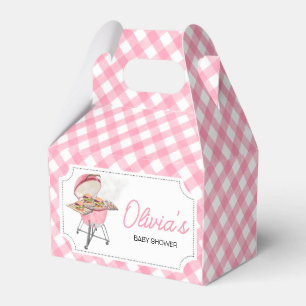 Pink Burger GRILLEN Babydusche Geschenkschachtel