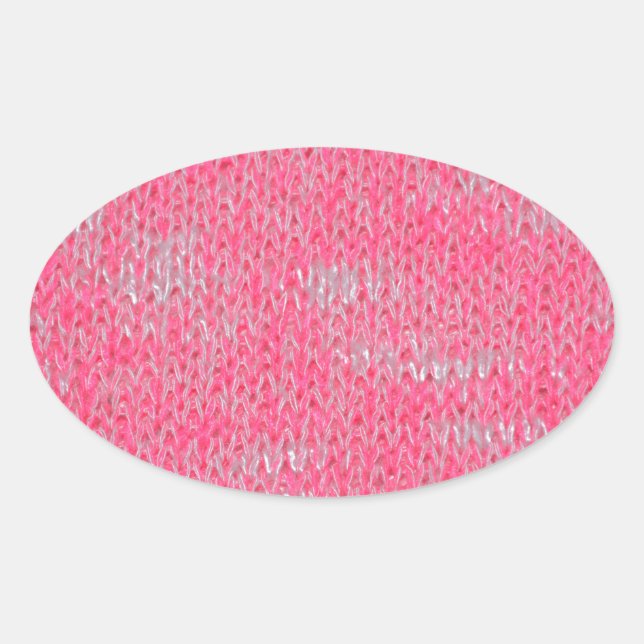 Pink Burn Out Pattern Liebe Frieden Kunst Ovaler Aufkleber (Vorderseite)