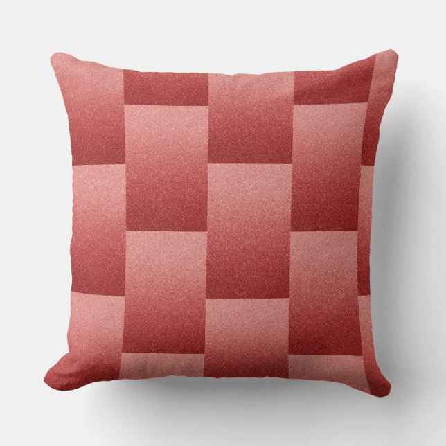 Pink Burning Sparkle Throw Pillow Kissen (Vorderseite)