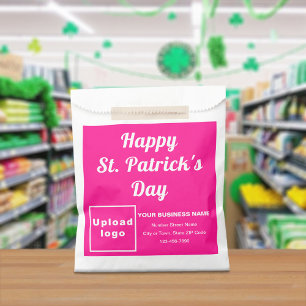 Pink Business Brand, St. Patrick's Day, Paper Bag Geschenktütchen